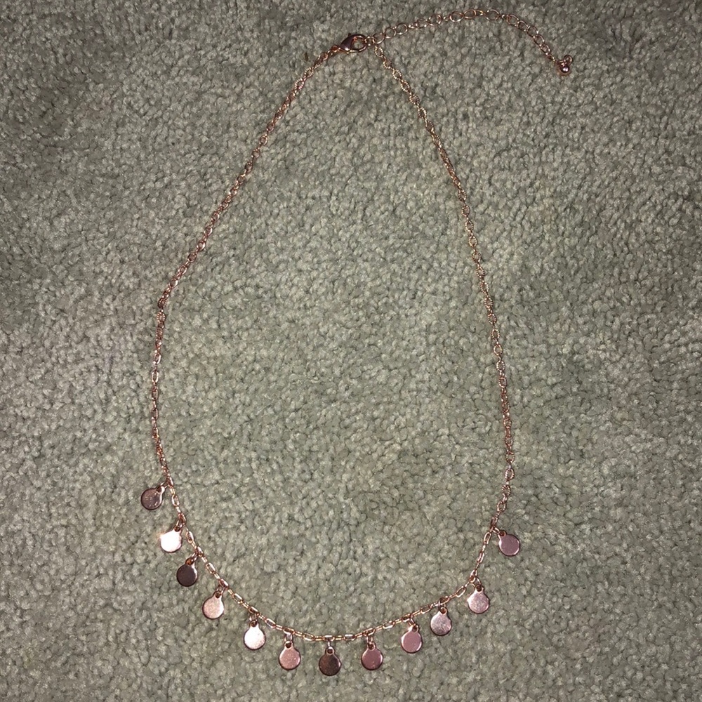 Rose gold necklace